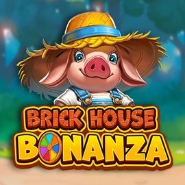 Brick House Bonanza online game logo by Pragmatic Play on honey-betzz.com