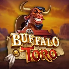 Buffalo Toro slot logo by ELK Studios at Honeybetz Casino