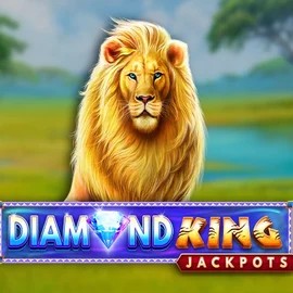 Official Jackpots logo: Diamond King Jackpots by SpinPlay Games at Honeybetz Casino