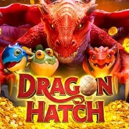 Dragon Hatch by PG Soft, showcased at honey-betzz.com – game logo