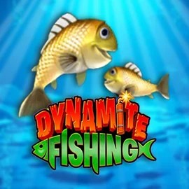 Dynamite Fishing logo by Inspired Gaming at Honeybetz Casino