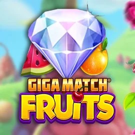Giga Match Fruits slot logo by RubyPlay at Honeybetz Casino