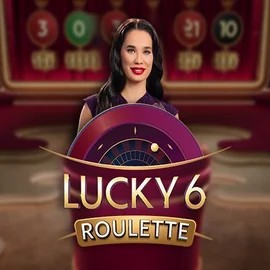 Lucky 6 Roulette slot logo by Pragmatic Play at Honeybetz Casino